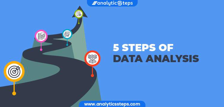 5 Steps of Data Analysis title banner